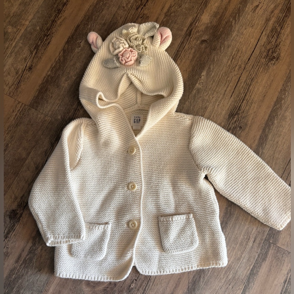 Baby Gap Girl Unicorn Sweater